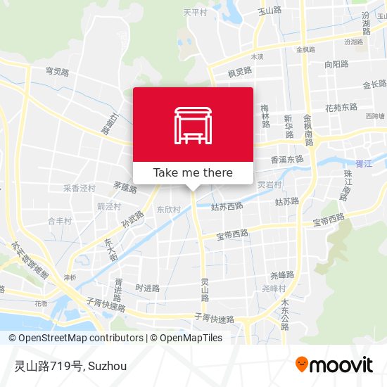 灵山路719号 map