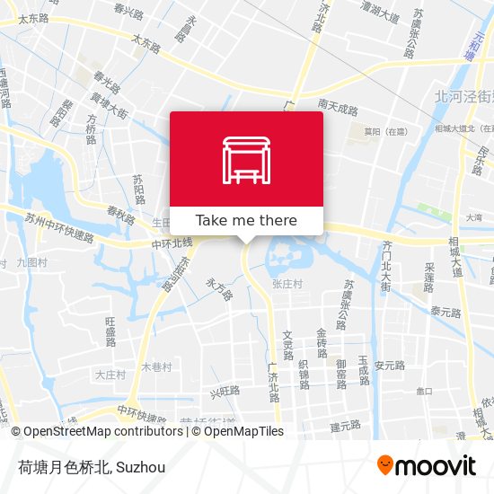 荷塘月色桥北 map