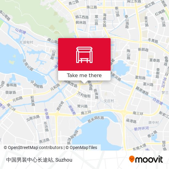 中国男装中心长途站 map