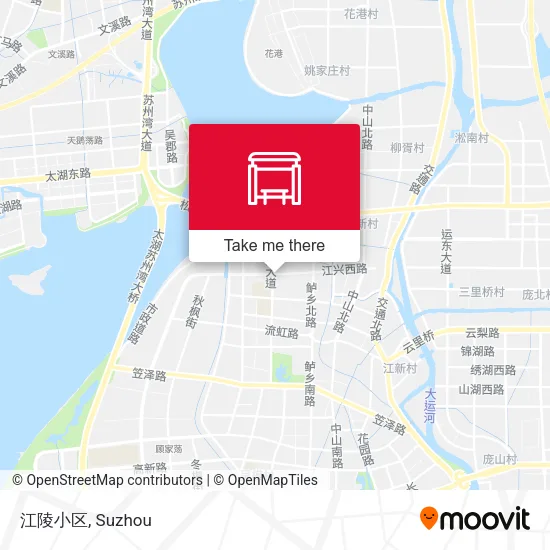 江陵小区 map