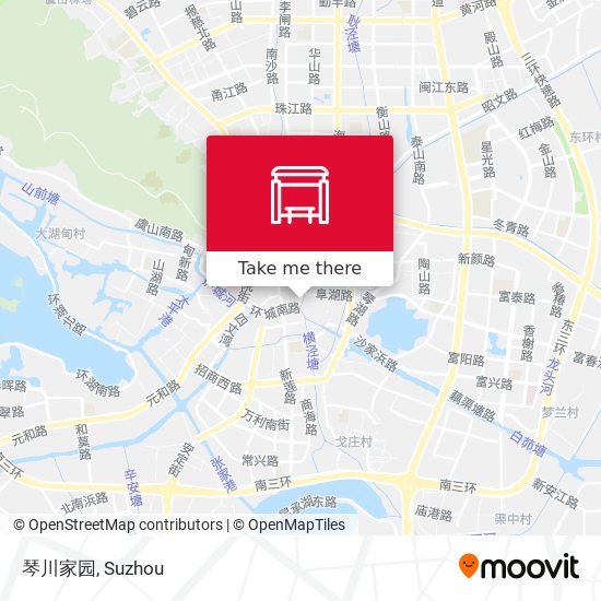 琴川家园 map