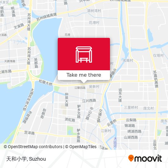 天和小学 map