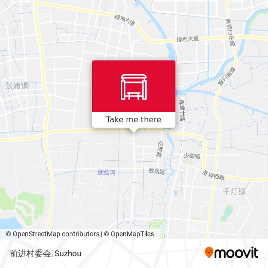 前进村委会 map