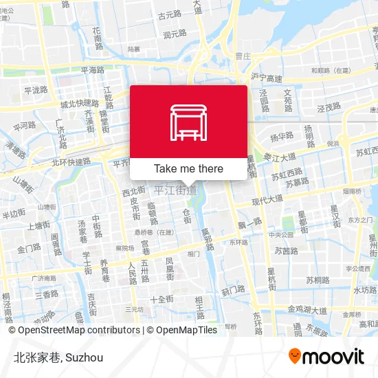 北张家巷 map