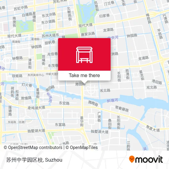 苏州中学园区校 map