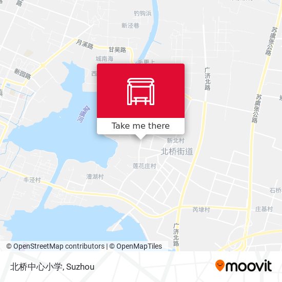 北桥中心小学 map