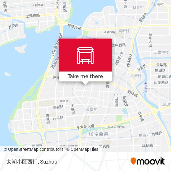 太湖小区西门 map