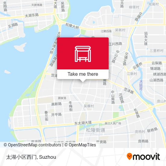 太湖小区西门 map