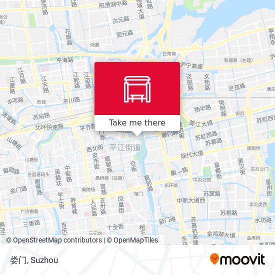 娄门 map