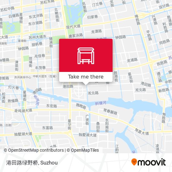港田路绿野桥 map