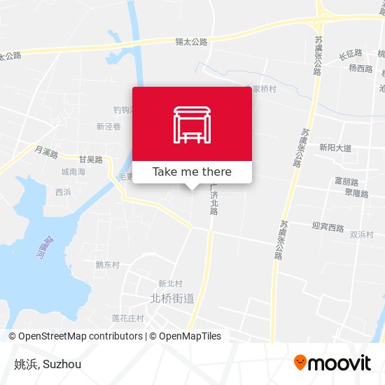 姚浜 map