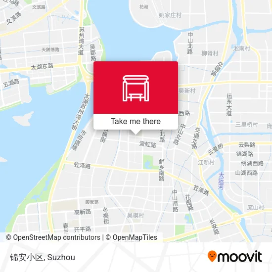 锦安小区 map