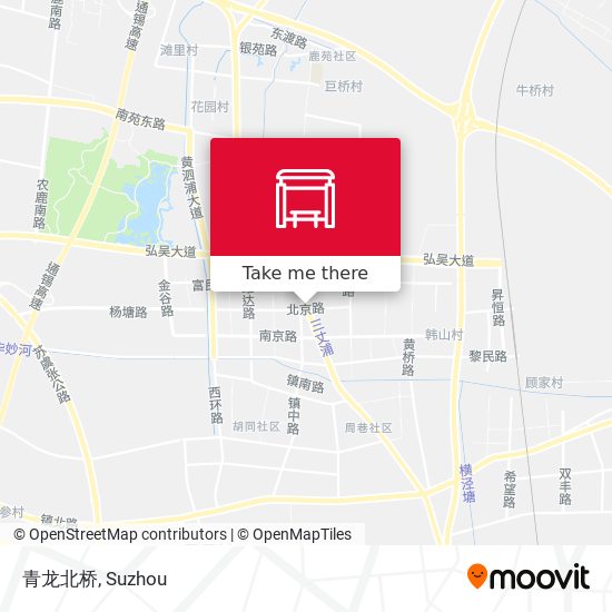 青龙北桥 map