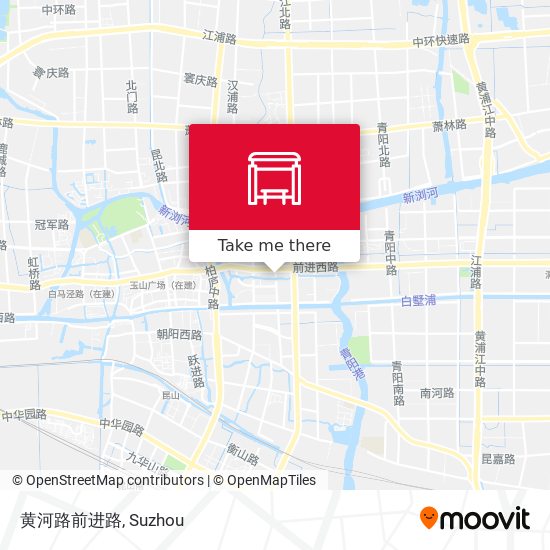 黄河路前进路 map