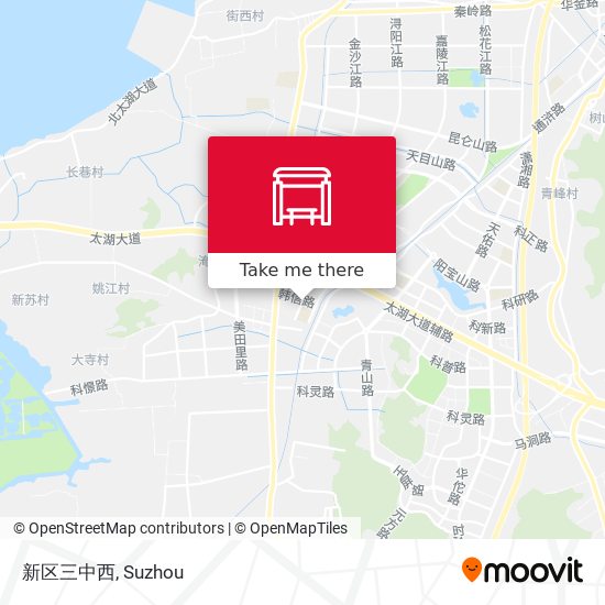新区三中西 map