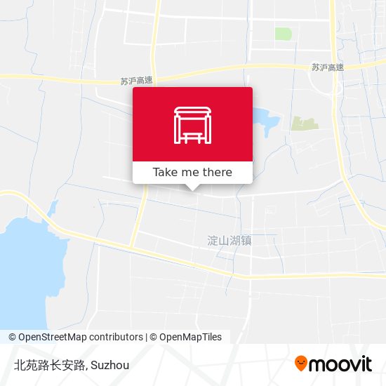 北苑路长安路 map