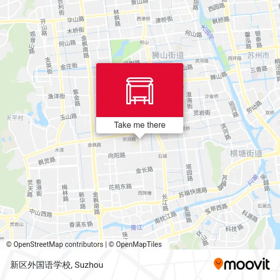 新区外国语学校 map