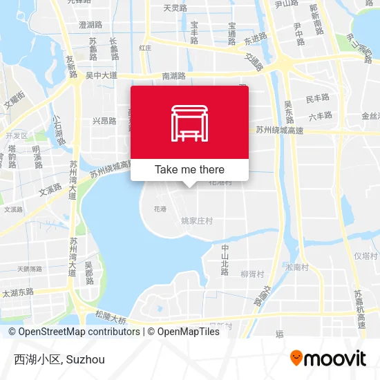 西湖小区 map