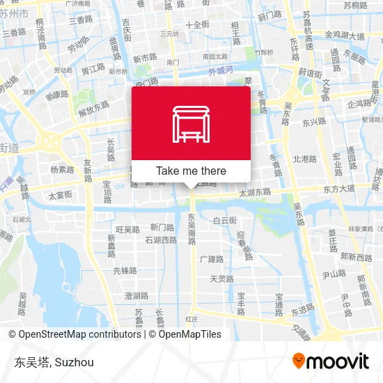 东吴塔 map
