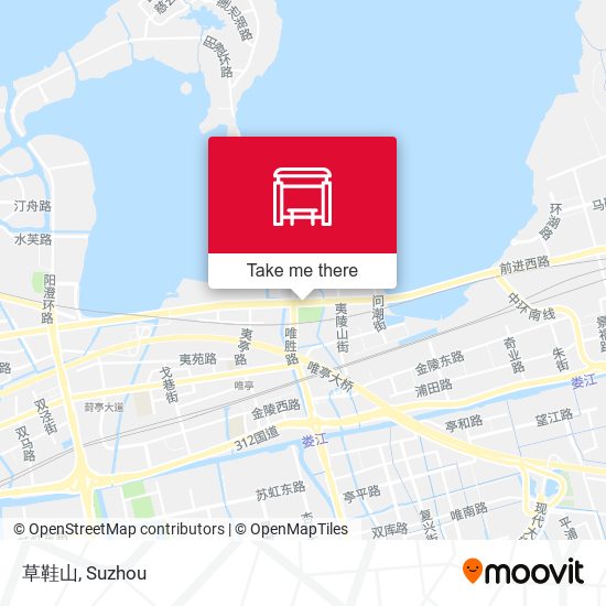 草鞋山 map