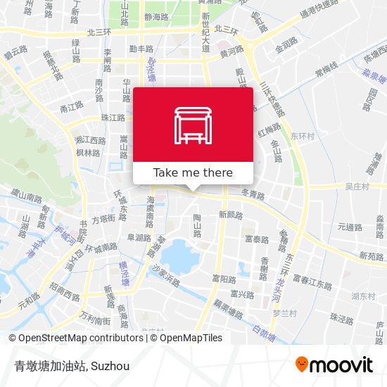 青墩塘加油站 map