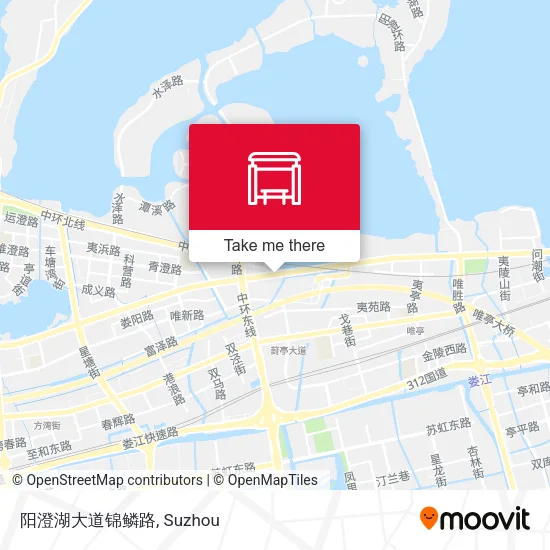 阳澄湖大道锦鳞路 map