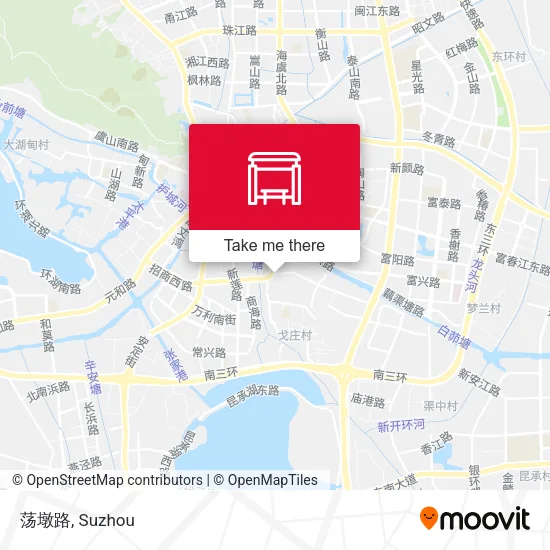 荡墩路 map
