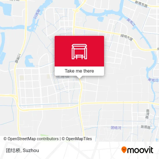 团结桥 map