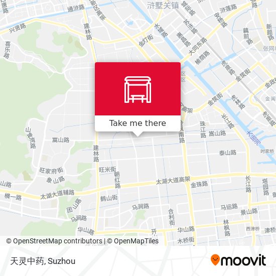 天灵中药 map