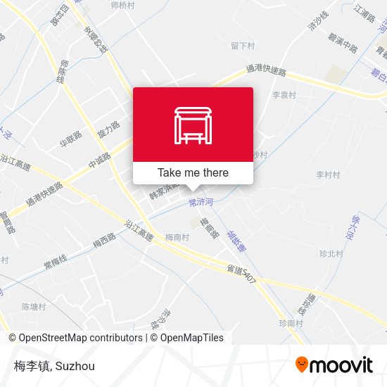 梅李镇 map