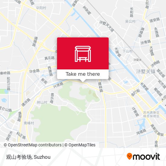 观山考验场 map