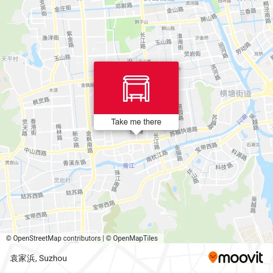 袁家浜 map