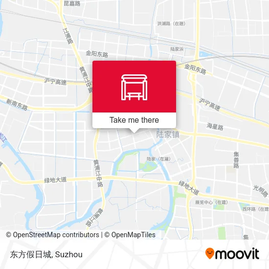 东方假日城 map