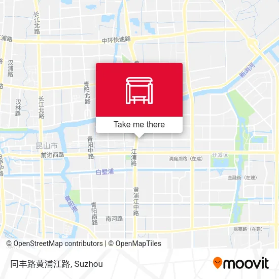 同丰路黄浦江路 map