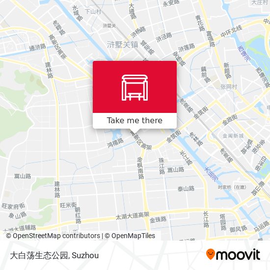 大白荡生态公园 map