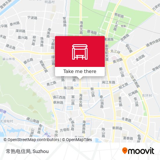 常熟电信局 map