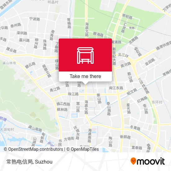 常熟电信局 map
