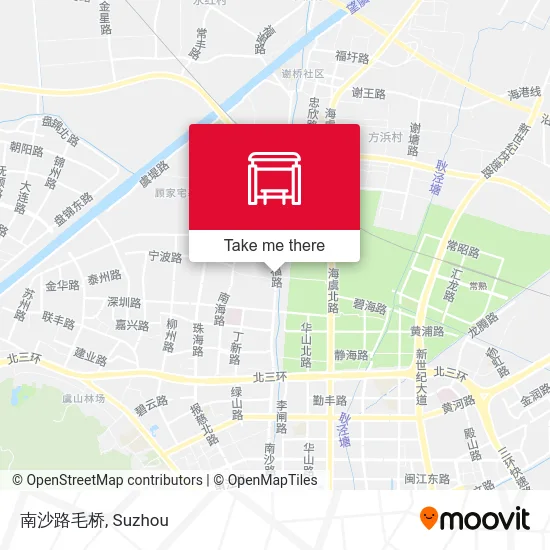 南沙路毛桥 map