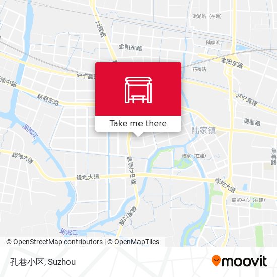 孔巷小区 map