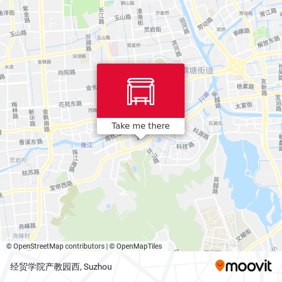 经贸学院产教园西 map