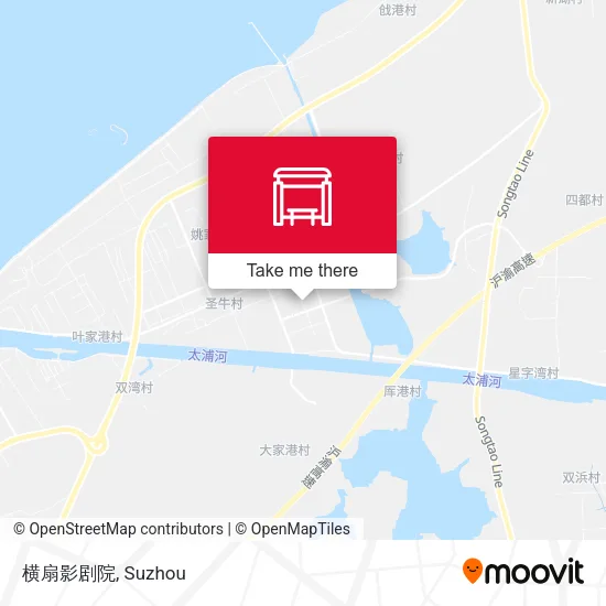 横扇影剧院 map