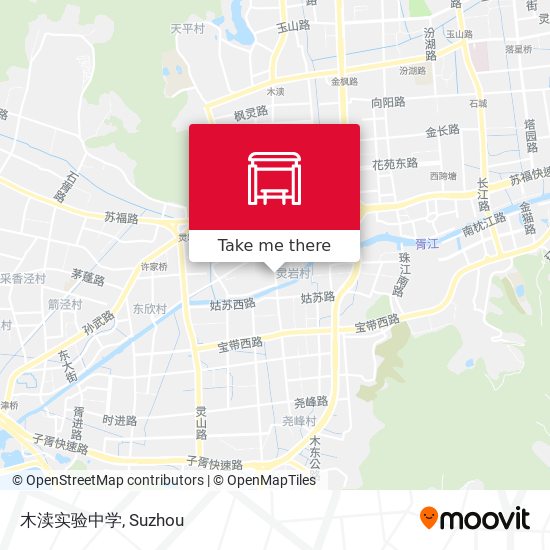 木渎实验中学 map