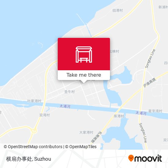 横扇办事处 map