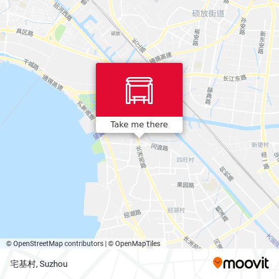 宅基村 map