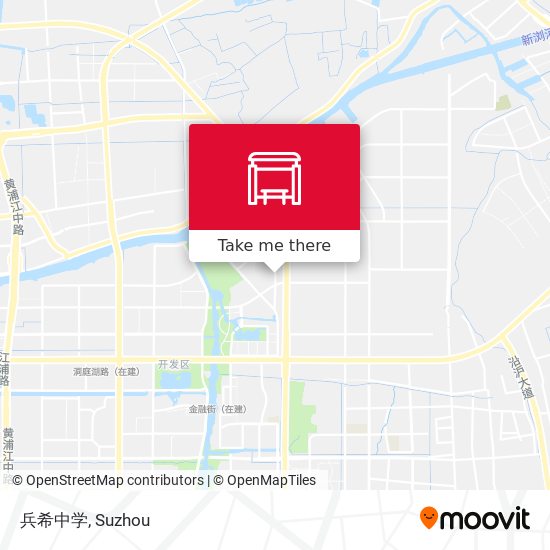 兵希中学 map