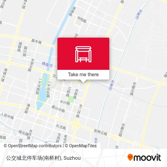 公交城北停车场(南桥村) map