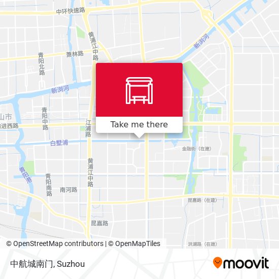 中航城南门 map
