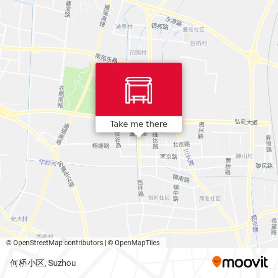 何桥小区 map