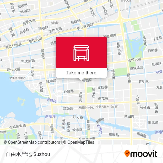自由水岸北 map