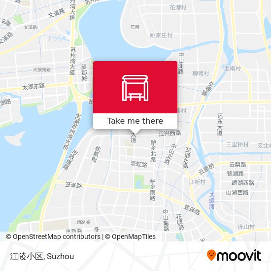 江陵小区 map